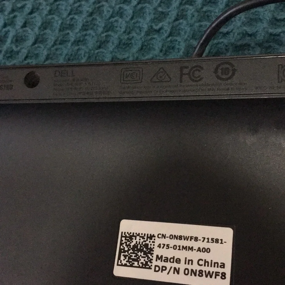 One Dell keyboard and one mouse black bundle